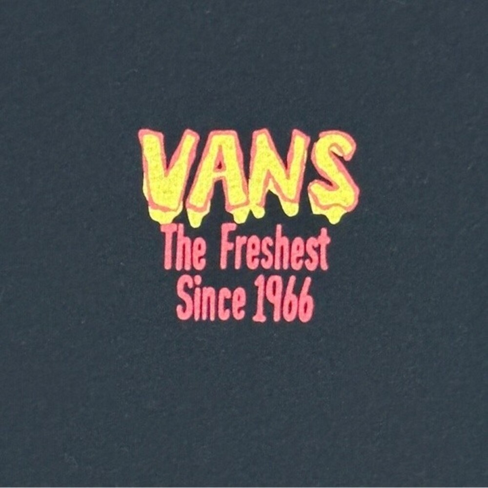 Vans The Freshest since 1966 Black Graphic T-shirt M - Picture 2 of 7